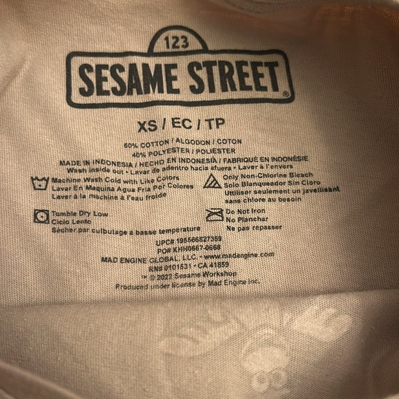 Sesame Street t-shirt Junior xs - Picture 2 of 4
